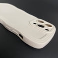 thumbnail image 6 of for iPhone 13 Pro Case, Cute Curly Wave Edge Phone Cover, Soft Liquid Silicone Camera Protection Phone Case with iPhone 13 Pro, White, 6 of 14