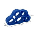 thumbnail image 4 of 5 Finger Hand Grip Band Elastic Silicone for Gym Fitness Training (Blue 6.6LB), 4 of 4