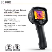 FLIR E6 Pro: 240x180 Infrared Camera with Ignite Cloud