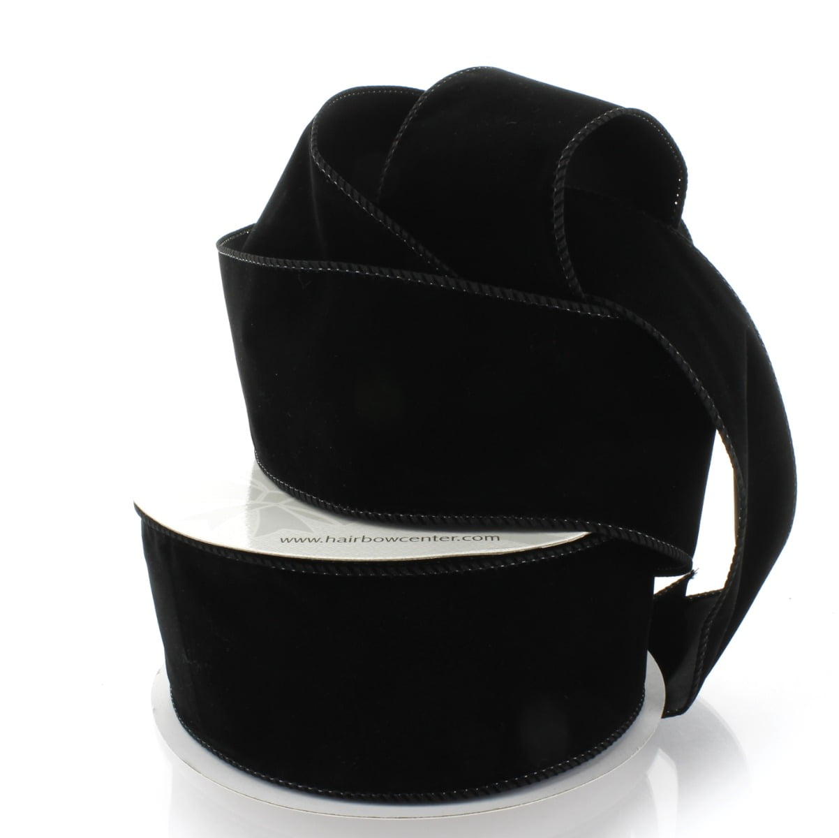 Black and white velvet, 2.5 wired black velvet, Halloween ribbon – Joycie  Lane Designs