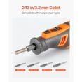 thumbnail image 4 of Afilador de cadena para motosierra VEVOR inalámbrico de 5 velocidades y recargable, 4 of 9