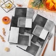 thumbnail image 5 of Dish Towels, Black Plaid Absorbent Kitchen Towels 2 PCS, Abstract Art Color Block Microfiber Hand Towels Dish Cloths Tea Towels for Home&nbsp;Bathroom Cleaning Drying,18X28-Inch,, 5 of 9
