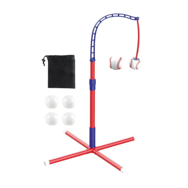 Colaxi Kids Baseball Pitching Machine Adjustable Outdoor Sports Christmas Boys Girls Activities ting Machine Baseball Thrower H