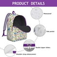 thumbnail image 3 of Bold Roaring Dinosaur School Backpack – Cute Abstract Dino Design for Daily Use, Short Trips, and Travel, 3 of 5