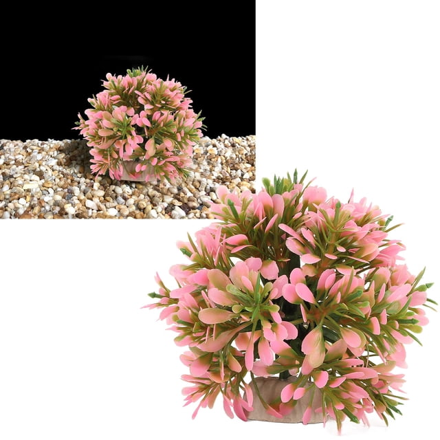 Fish Plastic Grass Ball, Decoration High Simulation Fish Artificial Grass Ball Vibrant Color Colorfast Easy To Clean For Landscaping For Fish Green,Yellow,