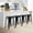 Black, variant on NiamVelo Counter Height Bar Stools Set of 4 Metal Bar Stools 30 inch Stackable Stools Modern Industrial Stools for Kitchen, Orange