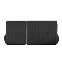 Ikon Motorsports Rear Seat Protector Backrest Cover Compatible With 2022-2024 Kia EV6 Black XPE Waterproof Seat Back Liners Mat Pad Interior Accessories 2 Pieces
