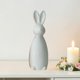 thumbnail image 2 of Figura de conejo de Pascua, adorno de mesa, suministros para fiestas, manualidades creativas para las fiestas. Blanco, 2 of 9