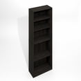 thumbnail image 2 of Furinno JAYA Simply Home Adjustable Shelf Bookcase, 5-Tier, Black Espresso, 2 of 6