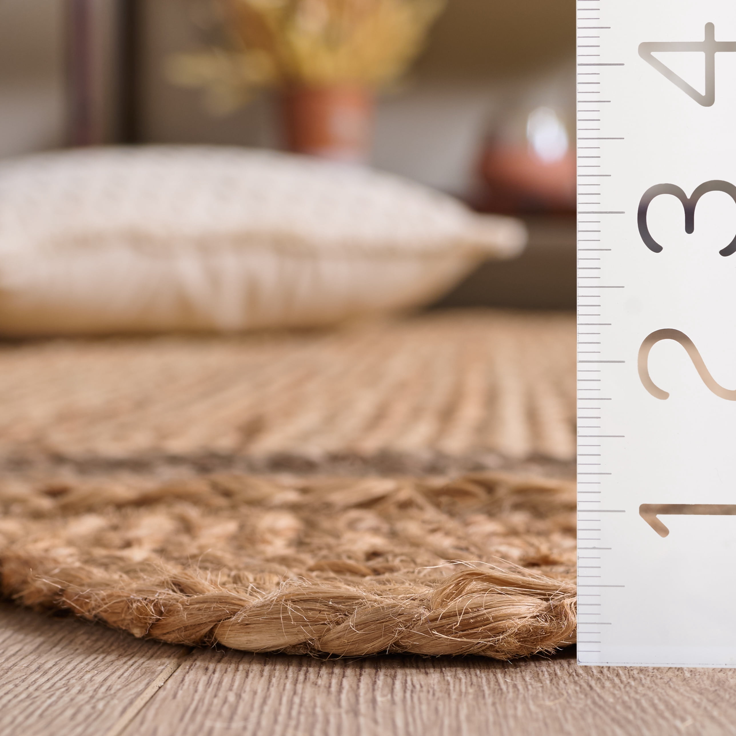 Safavieh Natural Fiber Archibald Bordered Area Rug, Natural/Gray, 4' x 6'