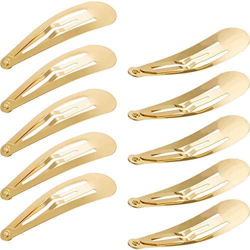 50x Metal Barrettes Snap Hair Clips Girls Hair Pins for Birthday Party Gift 