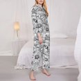 thumbnail image 3 of Fotbe Country Farm Scene Conjunto de Pijama de Manga Larga para Mujer con Estampado, Ropa de Dormir de 2 Piezas, Conjunto de Casa Suave y Cómodo con Bolsillos-X-Large, 3 of 7