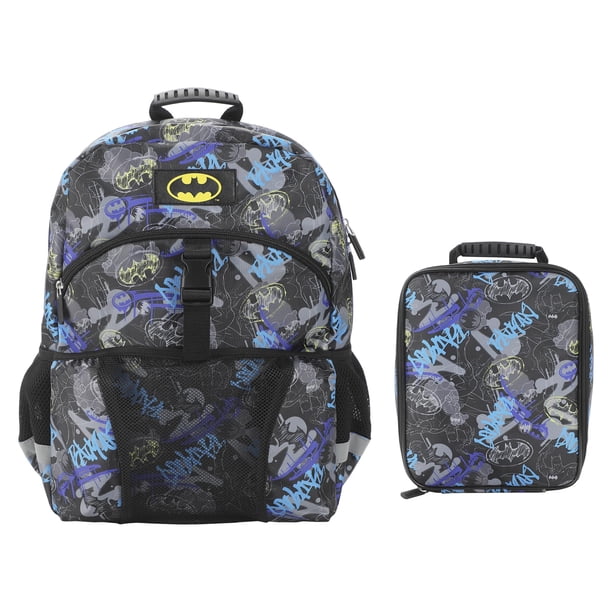 Set de mochila y almuerzo Bioworld Batman de 40 cm para niños