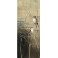 thumbnail image 2 of Tillmon, Avery 12x24 White Modern Wood Framed Museum Art Print Titled - Sparrows at Dusk II, 2 of 4