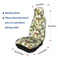 thumbnail image 4 of Sigee Jungle Animals for Universal Car Seat Covers, Premium Car Seat Protector Set for Cars, SUVs, Trucks, 4 of 7