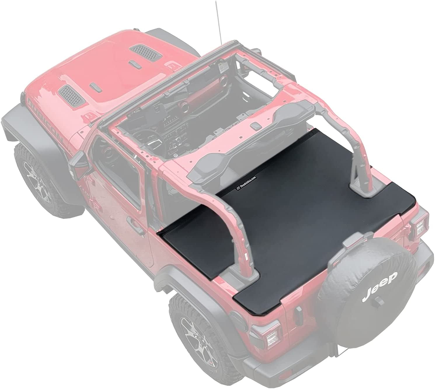 Shadeidea Jeep Wrangler Cargo Cover JL 2 Door Tonneau Cover JLU (2018