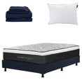 thumbnail image 1 of Colchón Individual Dicasa Trini + Box Orly + Sábanas Softy + Almohada One, 1 of 8