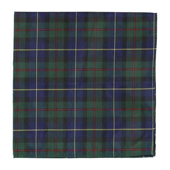 Club Room Pochette Tartan pour Hommes, Vert, Taille Unique