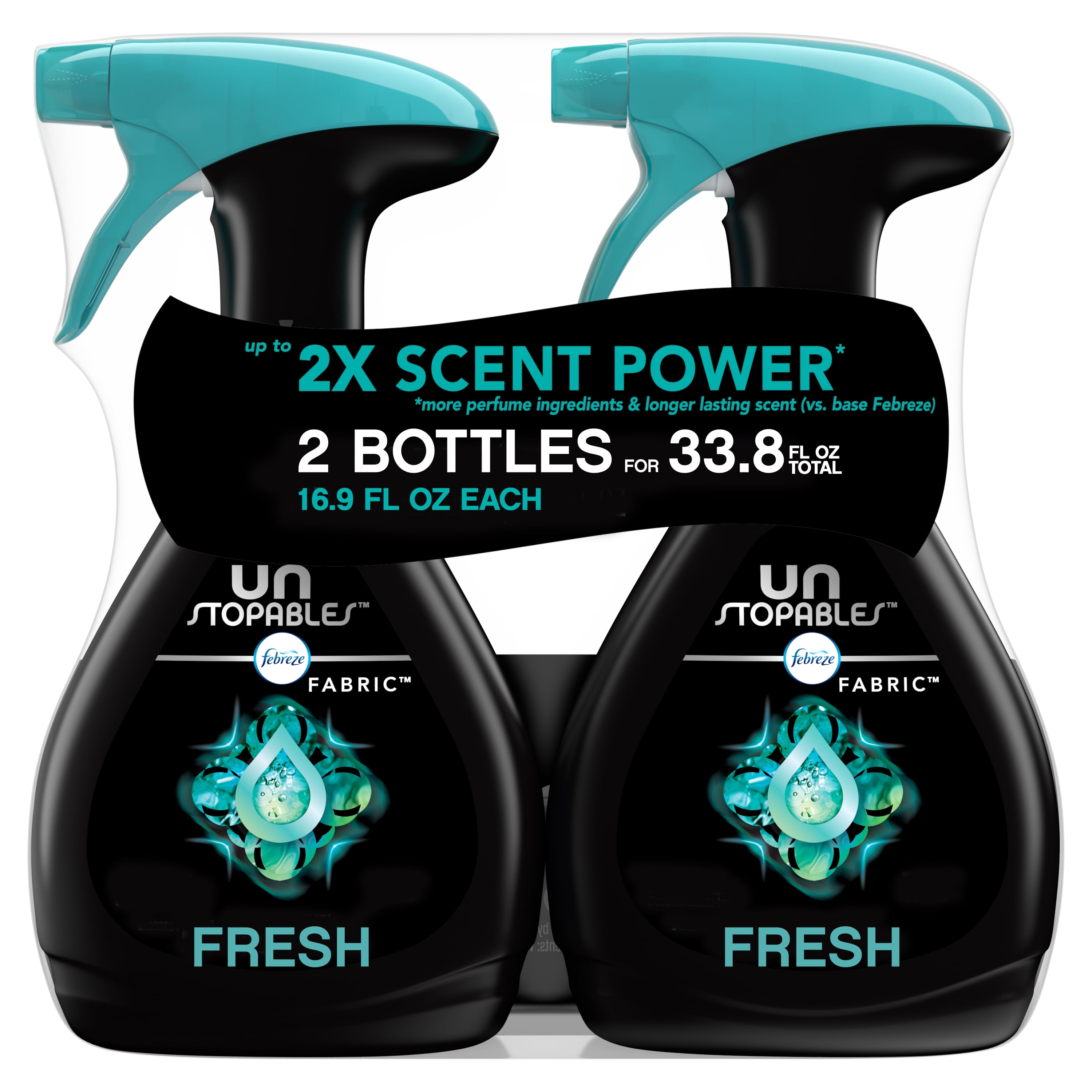 Febreze Unstopables Fabric Refresher, Fresh, 2x16.9 fl oz