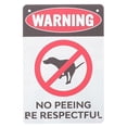 thumbnail image 1 of No Peeing Dog Sign Yard Sign Dog No Peeping Warning Sign Please Be Respectful Sign, 1 of 3