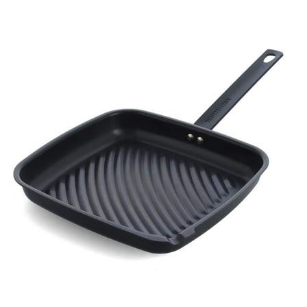 Merten & Storck Pre-Seasoned 10 " Carbon Steel Square Grill Frying Pan