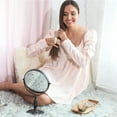 thumbnail image 3 of OVENTE 8'' Tabletop Makeup Mirror with 1X/7X Magnification, 360° Swivel Design and Double-Sided Free-Standing Vanity Mirror Perfect for Dresser, Bedroom and Office Desk, Antique Bronze MNLAT80ABZ1X7X, 3 of 9