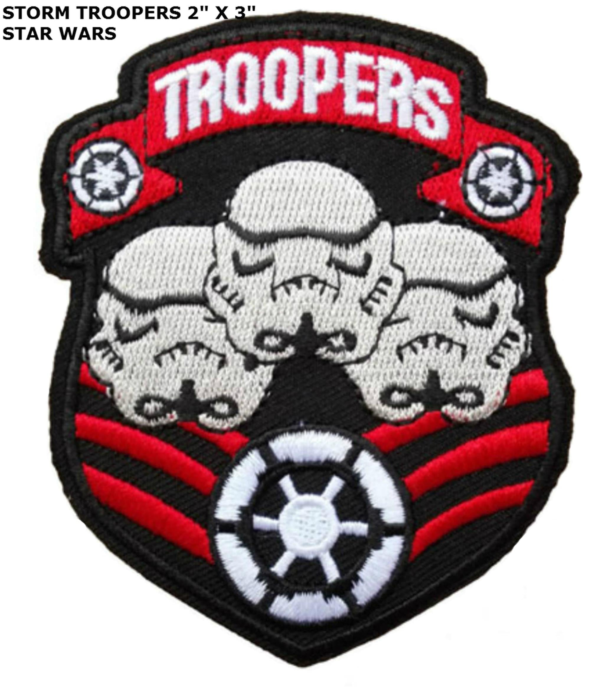 STAR WARS Storm Trooper  Embroidered Iron On Sew On Patch Badge For Clothes etc
