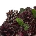 thumbnail image 3 of Northlight 13" Red and Gold Glittered Pine Cone and Berry Christmas Wreath, 3 of 3