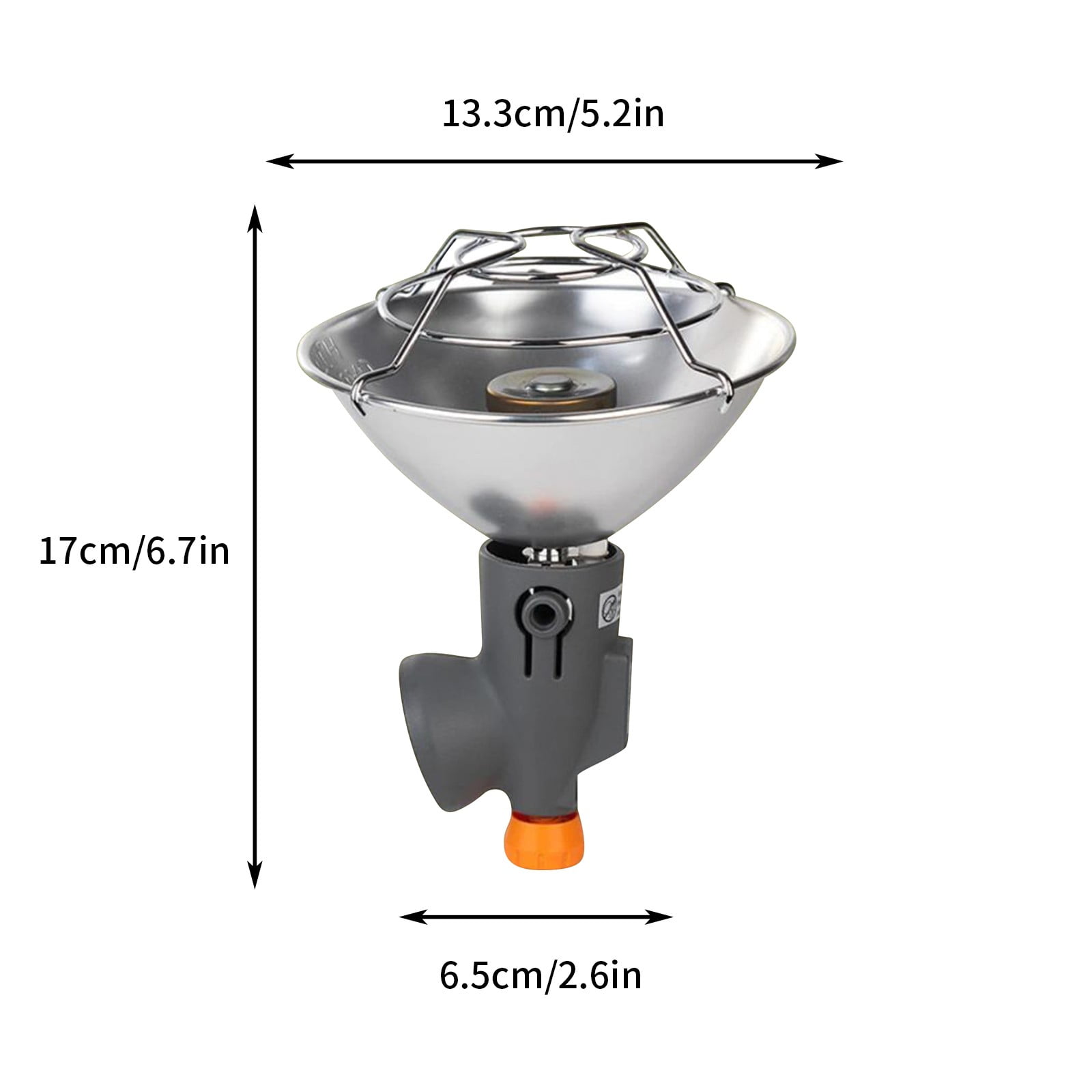 COFEST Heaters,Outdoor Heater Portable Camping Gas Camping Heating Hood Mini Winter Fishing Tent Stove Gas Tank Heating Stove,A,