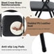 thumbnail image 5 of Juego de mesa plegable Furniturer para 2 personas con 3 piezas, color negro, 5 of 8