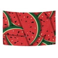 thumbnail image 4 of MYPOP Fresh Slices Of Red Watermelon Tapestry Wall Hanging Decoration Home Decor Living Room Dorm 60x51 inches, 4 of 4