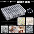 thumbnail image 4 of Contenedor de Cuentas con Caja de Almacenamiento con Tapa con Bisagras Grande, Caja de Almacenamiento de Arte de Diamantes para Organizar la Caja de Suministros de Manualidades, 4 of 5