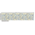 thumbnail image 2 of Aloha Sofa Upholstery Fabric by the Yard, Big Foliage Clutter of Plants in Watercolor Effect Soft Tones, Decorative Fabric for DIY & Home Accents, 1 Yard, Pale Yellow Pale Blue by Ambesonne, 2 of 4