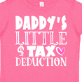 thumbnail image 4 of Inktastic Daddy's Little Tax Deduction Pink Hearts Boys or Girls Toddler T-Shirt, 4 of 5