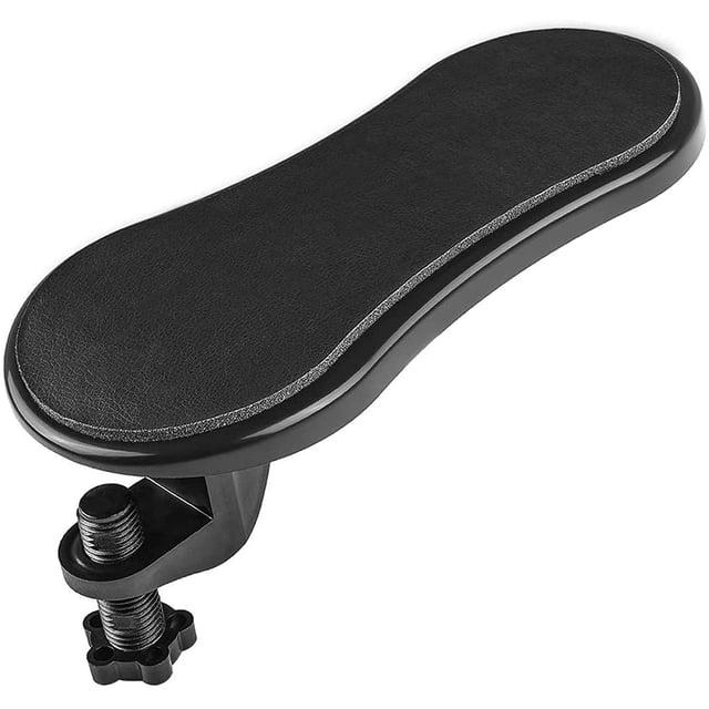 Adjustable Black Computer Hand Holder, Wrist Rest for Computer Desk, 180° Adjustable, Relax Muscles (L×W×H, 29×13×8.5cm)