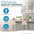 thumbnail image 3 of Mi Alma Peel and Stick Vintage Rustic R24 Backsplash Tile Stickers, Gray and Ivory, 7" x 7" (24-Pack), 3 of 10