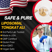 Advanced Bionetix Liposomal Longjack Tongkat Ali Extract Capsules 200x Strength | 200,000 mg