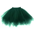 thumbnail image 2 of GPOECD Jupe Tutu Femme Plissée Courte Jupe de Danse Adulte Jupe Colorée à Étages pour Femmes D, Taille Unique, 2 of 3