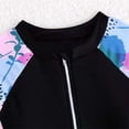 thumbnail image 4 of Shadoumai Girls Long Sleeve Rash Guard and Swim Shorts Two Piece Sun Protective UPF 50 Swimwear Set with Full Comfortable Coverage, 4 of 8