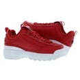 thumbnail image 3 of Fila Disruptor Ii Premium Boys Shoes Size 1, Color: Red, 3 of 5
