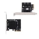 thumbnail image 4 of Tarjeta de expansión PCIE a SATA30 de 6 puertos tarjeta de expansión portátil SATA30 con chip ASM 5 terminales de conexión tarjeta de expansión para 7 32/64 bits/XP/Vista ANGGREK Otros, 4 of 8