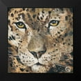 thumbnail image 2 of Volynets, Yuliya 20x20 Black Modern Framed Museum Art Print Titled - Leopard, 2 of 5