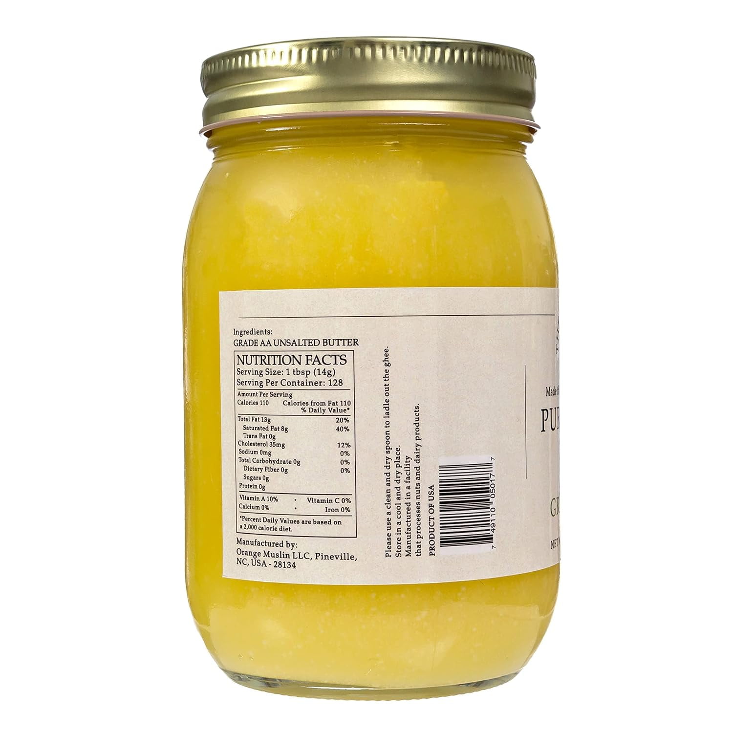 The Ghee X4-U88Q-RG9J 16 oz Home Made Regular Ghee - 4 Pack