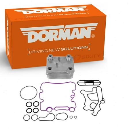Dorman Engine Oil Cooler compatible with Ford F-350 Super Duty 6.0L V8 2003-2007