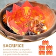 thumbnail image 4 of 5Pcs Ancestral Worship Paper Sacrifice Paper Yellow Paper Worship Paper, 4 of 9