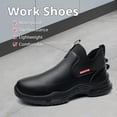 thumbnail image 6 of Fadezar Men's Non Slip Work Shoes Waterproof Oilproof Slip Resistant Shoes for Chef Restaurant, 6 of 6