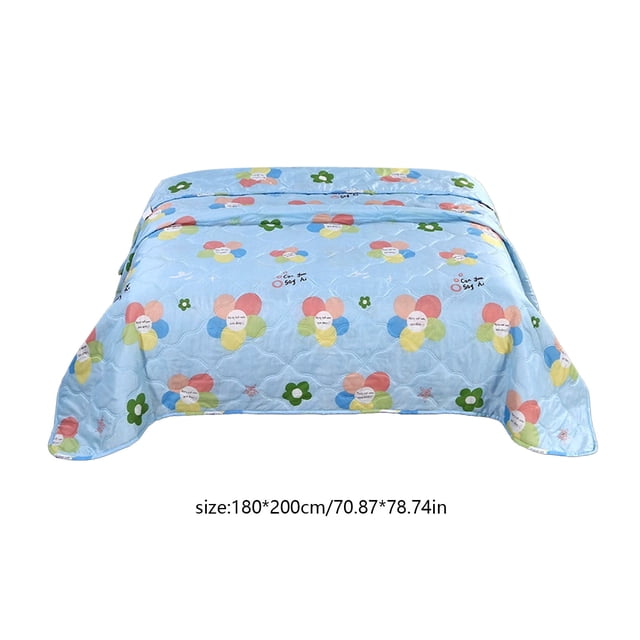 Ohufall Couette Rafraîchissante Couette Légère Couette en Coton Jeté Couverture Literie d'Été Couette Lavable Insert de Couette Ensemble Cadeau Moderne