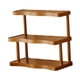 thumbnail image 3 of Estante de exhibición pequeño para fragancias, soporte decorativo de madera de 3 capas para regalo. 50 centímetros, 3 of 8