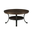 thumbnail image 2 of Holloway 36" Round Cocktail Table, Rustic Umber, 2 of 7