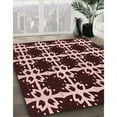 thumbnail image 2 of Ahgly Company Indoor Rectangle Patterned Chocolate Brown Area Rugs, 2' x 4', 2 of 6